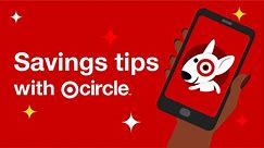 Savings tips with Target Circle