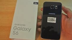 Samsung Galaxy S6 (BLACK) - Unboxing, First Look & Setup HD