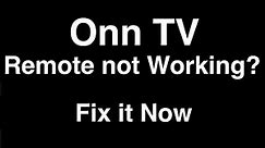 Onn Remote Control not Working - Fix it Now