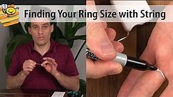 How to Find Your Ring Size at Home Using String or Floss - LDS Honey