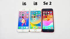iPhone 6 Vs 8 Vs Se 2 in 2023 - SPEED TEST | iOS 12 Vs 16 Vs 17