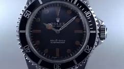 ROLEX - This is a pretty sharp watch. A Submariner with a...