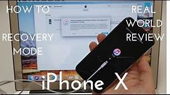 How to put your iPhone X into Recovery Mode (Where is the home button?)