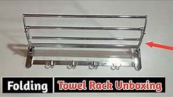 Folding Towel Rack for Bathroom | Unboxing & Review | Towel Stand | Towel Hanger