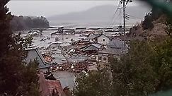 2011 Japan Tsunami - Rikuzentakata City. (Full Footage)