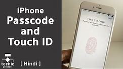 How To Set Touch ID and Passcode in iPhone? Techie Prashant | HINDI