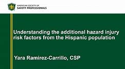 Understanding the Additional Hazard Injury Risk Factors From the Hispanic Population