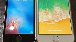 iPhone 5s on iOS 9 vs iPhone 6 on iOS 12 boot up test #shorts #iphone5s #ios9 #iphone6 #ios12