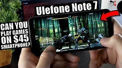 Ulefone Note 7 Performance Test: Games & Benchmarks