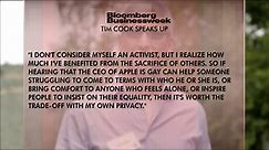 Apple CEO Tim Cook comes out