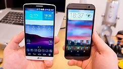 HTC One M8 vs LG G3 | Pocketnow
