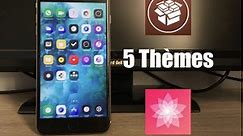 Top 5 Thèmes ! (Compatible jailbreak iOS 9.3.2 - 9.3.3)