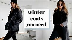 3 WINTER COATS YOU NEED + how to style them | rachspeed