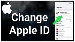 How To Change Apple ID (iPhone)