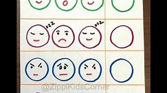DIY Feelings and Emotions worksheets for Pre-k, nursery, LKG, UKG, Kindergarten.