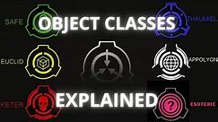 Unlocking the Secrets of SCP Foundation Object Classes