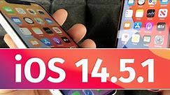 How to Update to iOS 14.5.1 straight from iPhone 12, iPhone 12 mini, iPhone SE , no iTunes needed