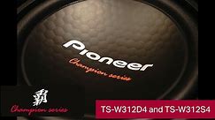 Pioneer Champion Series Subwoofer - TS-W312D4/S4