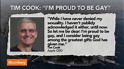 Apple CEO Tim Cook: I'm Proud to Be Gay