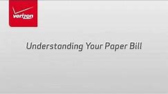 Understanding Your Paper Bill