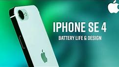 iPhone SE 4 – INSANE Battery Life & Design REVEALED 2024!