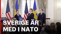 Klart: Nu är Sverige fullvärdig medlem i Nato