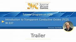 W-337: Introduction to Transparent Conductive Oxides (TCO)