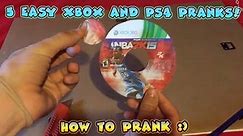 5 Easy Xbox One and PS4 PRANKS - How to Prank!