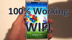 How to Fix Samsung Galaxy S4 & Mini Wifi Not Connecting-Turning On 2015