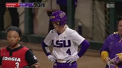 LSU Softball - 6| Tigers On The Board Redoutey helps...