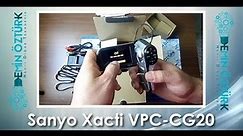 Sanyo Xacti VPC CG20 Full HD 1080p Video Kamera & Fotoğraf Makinesi İncelemesi - Kutu Açılışı Dahil