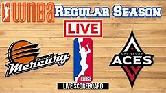 Live: Phoenix Mercury Vs Las Vegas Aces | WNBA | Scoreboard | Play By Play | Bhordz TV