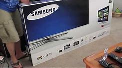 Samsung UN60F7100AF 60-Inch 3D TV Unboxing (Samsung 7100 Series)