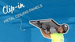 Easy Clip-in Metal Ceiling Panels