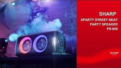 SHARP Bluetooth Party Speaker with lights & sound effects - XPARTY STREET BEAT - PS-949
