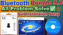 Bluetooth, usb dongle v5 0 | Review and full Installation Setup | Bluetooth 5.0 driver | bluesoleil