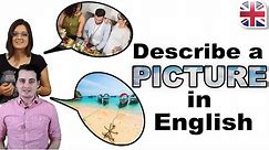 How to Describe a Picture in English - Spoken English Lesson