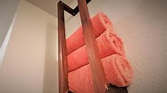 DIY Wood Towel Holder