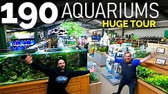 The BIGGEST Fish Shop Tour EVER! **Incl. Behind The Scenes!!** Over 190 Aquariums!!