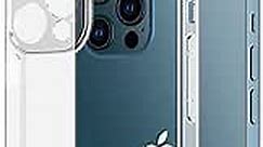 Transparent iPhone Case, Simple Thin Silicone Clear Soft Case Designed for iPhone 13 12 11 Pro Max Mini X XS XR SE 2020 Full Camera Protection Cover (Clear,for iPhone 12Pro Max)
