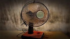Restoration of antique electric fans | Restore vintage table fan