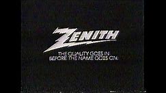 Zenith Television new Digital 27 inch stereo TV Commercial (1987)
