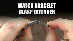 Watch Bracelet Clasp Extender