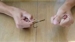 How to tie a Snell Knot on a Treble Hook
