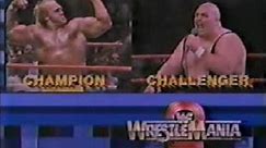 WWF Wrestlemania II - Hulk Hogan Vs. King Kong Bundy