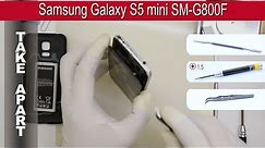 How to disassemble 📱 Samsung Galaxy S5 mini SM-G800 Take apart Tutorial