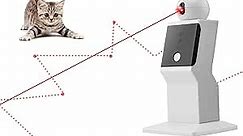 LASOCUHOO Cat Laser Toy Automatic, Random Moving Interactive Laser Cat Toy for Indoor Cats, Kittens, Cat Red Dot Exercising Toy, Fit for All Cats