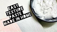 How to make texture paste at home|modeling paste at home|6 methods of making|DIY texture paste