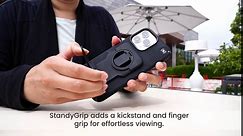 Speck iPhone 15 Pro Max Case - ClickLock No-Slip Interlock, Built for MagSafe, Drop Protection Grip - Soft Touch 6.7 Inch Phone Case - Presidio2 Grip Future Blue/Purple Ink/Sky Purple