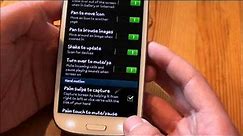 Samsung Galaxy S3 (SIII) Motion features and gestures walkthrough & review